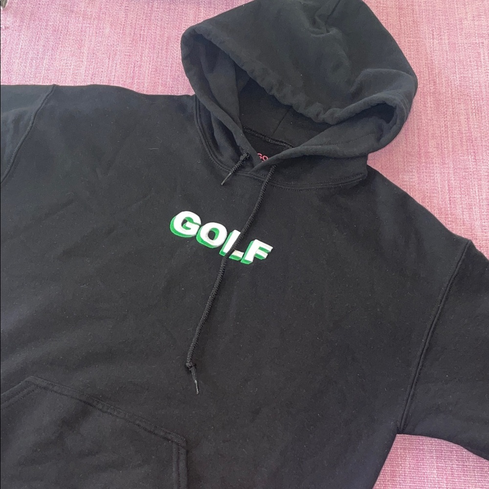 Black Hoodie with GOLF Logo. Like new condition.
